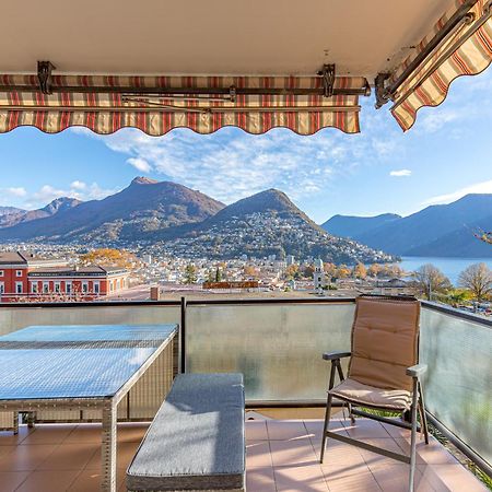 Imperial Of Lugano 4 With A Lake View Behind The Station And 10 Min From The Lake Appartement Buitenkant foto